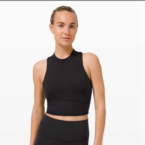 Lululemon Everlux and Mesh Cropped Tank